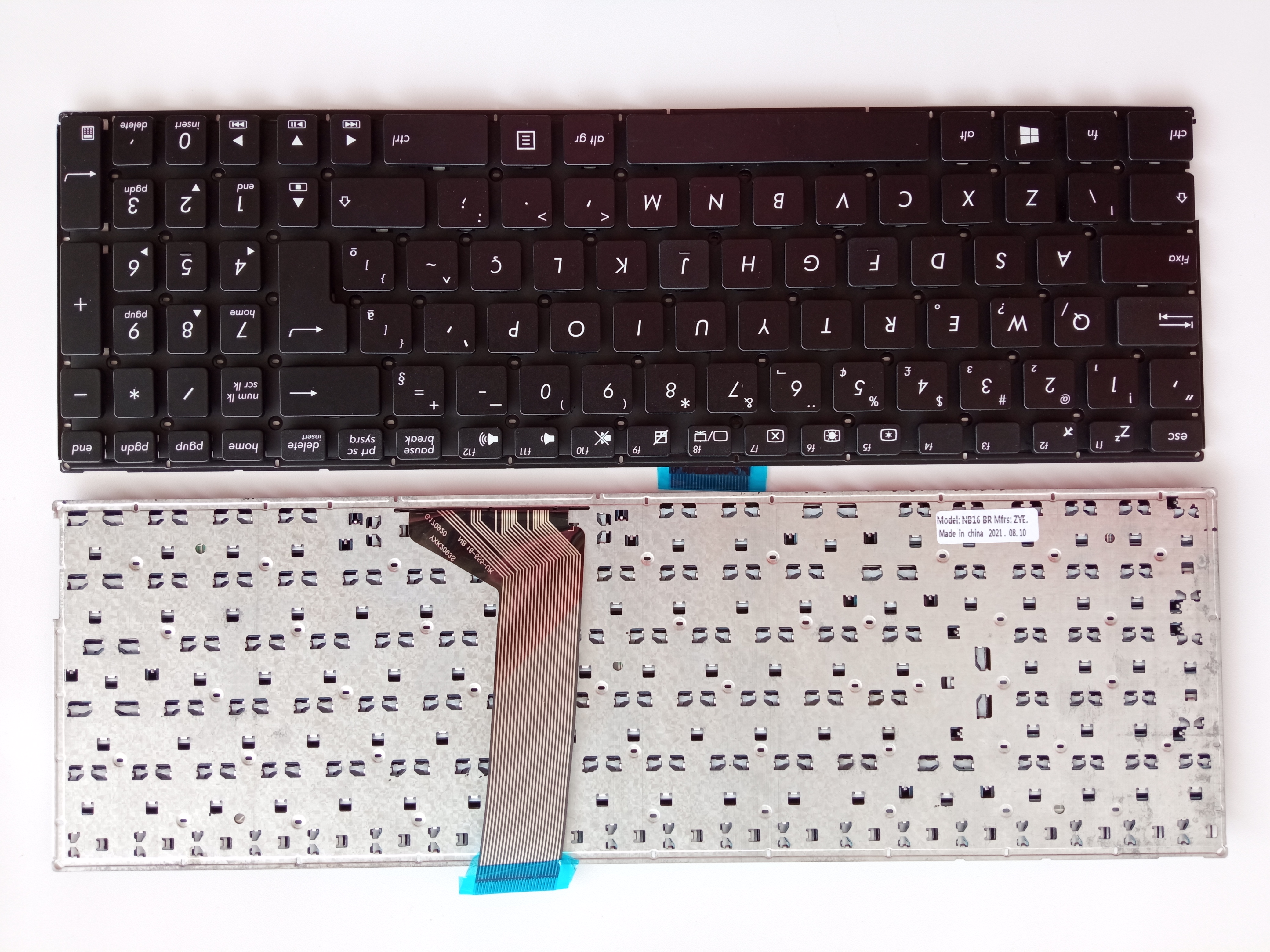 Picture of New Replacement Laptop Keyboard For ASUS X555 BLACK (OEM) BR Layout